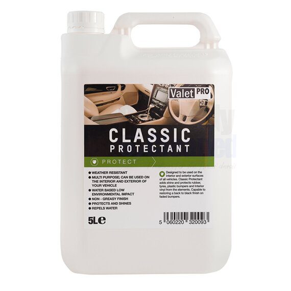 Ošetření plastů ValetPro Classic Protectant 5 L
